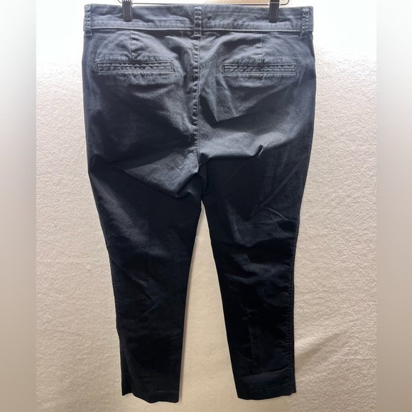 Old Navy Pixie Cropped Black Dress Pants Womens 10 Stretch Work Casual 2330 - Picture 8 of 9